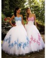 Vestdo de 15 Modelo Rosado y Celeste 